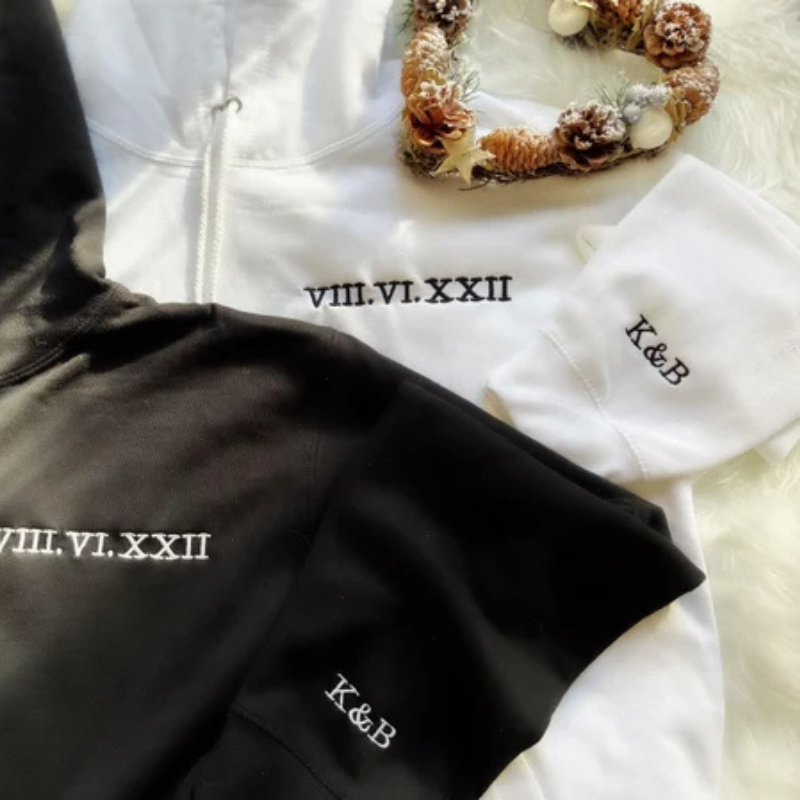 Personaliziran pulover s kapuco za pare