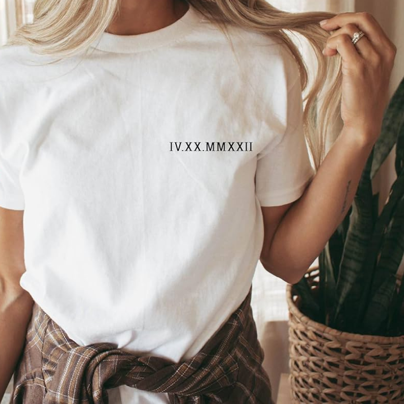 Personalizirana majica s kratkimi rokavi za pare