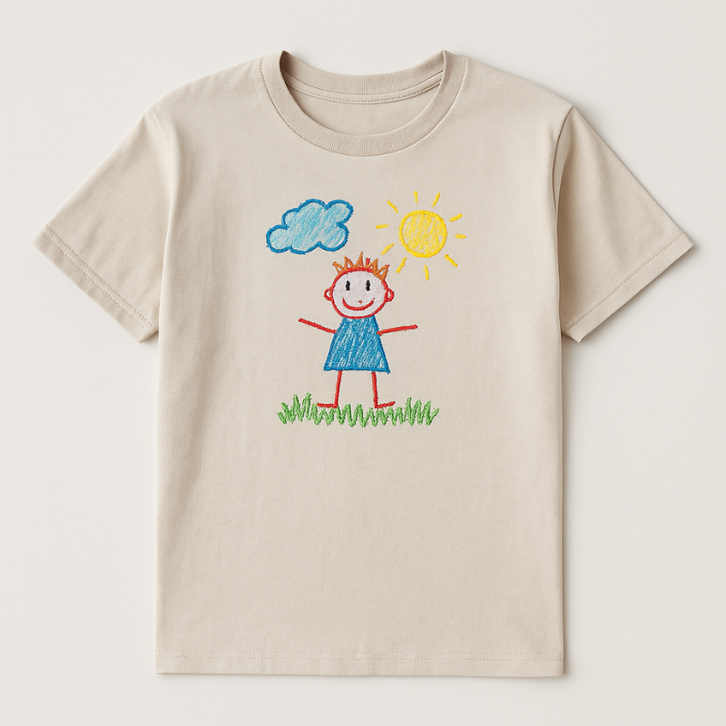 Personalizirana majica s kratkimi rokavi z risbico