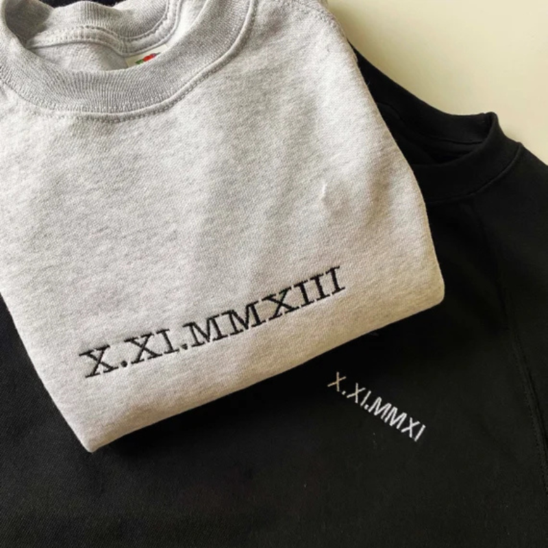 Personalizirana majica z dolgimi rokavi za pare