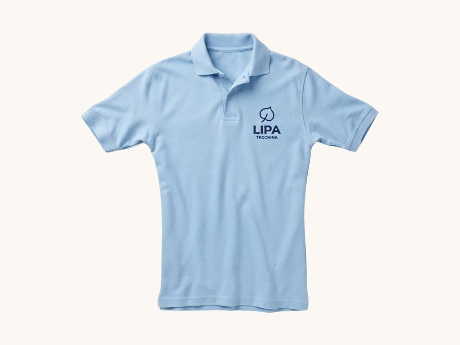 Пола z vezenim logotipom